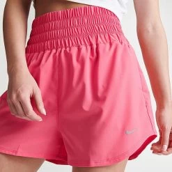 Women's Nike One Dri-FIT 3 Inch Shorts Sea Coral - DX6642 894 -Nike Women Shop DX6642 894 M5