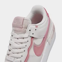 Women's Nike Air Force 1 Shadow Casual Shoes Phantom/Red Stardust/Pink Oxford/White - DZ1847 001 -Nike Women Shop DZ1847 001 P3