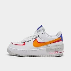Women's Nike Air Force 1 Shadow Casual Shoes White/Sundial/Siren Red/Photon Dust - DZ1847 100
