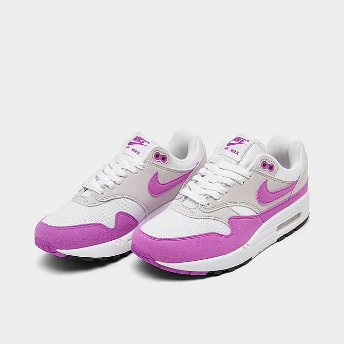 Women's Nike Air Max 1 '87 Casual Shoes Neutral Grey/Fuchsia Dream/White/Black - DZ2628 001 2 Women's Nike Air Max 1 '87 Casual Shoes Neutral Grey/Fuchsia Dream/White/Black - DZ2628 001 - Image 2