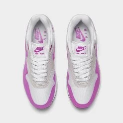 Women's Nike Air Max 1 '87 Casual Shoes Neutral Grey/Fuchsia Dream/White/Black - DZ2628 001 10 Women's Nike Air Max 1 '87 Casual Shoes Neutral Grey/Fuchsia Dream/White/Black - DZ2628 001 -Nike Women Shop DZ2628 001 P5