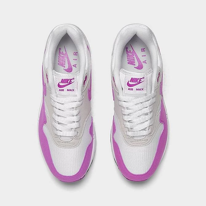 Women's Nike Air Max 1 '87 Casual Shoes Neutral Grey/Fuchsia Dream/White/Black - DZ2628 001 5 Women's Nike Air Max 1 '87 Casual Shoes Neutral Grey/Fuchsia Dream/White/Black - DZ2628 001 - Image 5