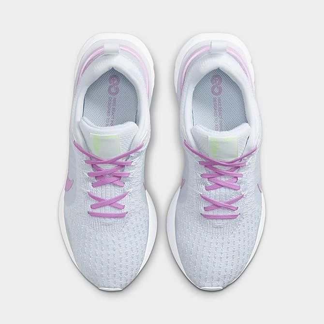 Women's Nike React Infinity 3 Running Shoes White/Rush Fuchsia/Blue Tint/Volt - DZ3016 100 5 Women's Nike React Infinity 3 Running Shoes White/Rush Fuchsia/Blue Tint/Volt - DZ3016 100 - Image 5