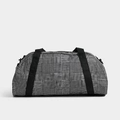 Women's Nike Plaid Gym Bag Sail/Black/White - FB2857 133 -Nike Women Shop FB2857 133 P4