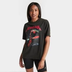 Nike Women's Jordan (Her)itage Shot T-Shirt Black - FB5137 010