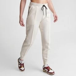 Women's Nike Sportswear Tech Fleece Jogger Pants Ivory - FB8330 110 8 Women's Nike Sportswear Tech Fleece Jogger Pants Ivory - FB8330 110 -Nike Women Shop FB8330 110 M3