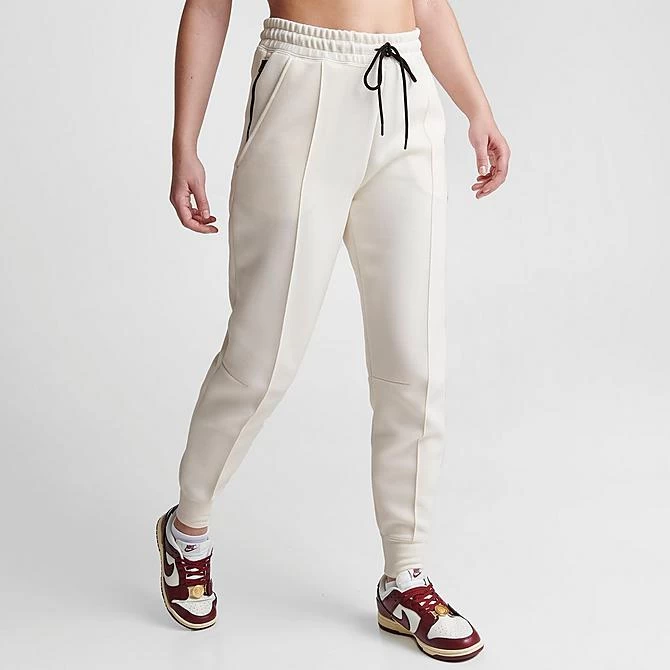 Women's Nike Sportswear Tech Fleece Jogger Pants Ivory - FB8330 110 3 Women's Nike Sportswear Tech Fleece Jogger Pants Ivory - FB8330 110 - Image 3