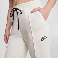 Women's Nike Sportswear Tech Fleece Jogger Pants Ivory - FB8330 110 10 Women's Nike Sportswear Tech Fleece Jogger Pants Ivory - FB8330 110 -Nike Women Shop FB8330 110 M5