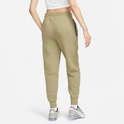Women's Nike Sportswear Tech Fleece Jogger Pants Neutral Olive/Black - FB8330 276 -Nike Women Shop FB8330 276 M3