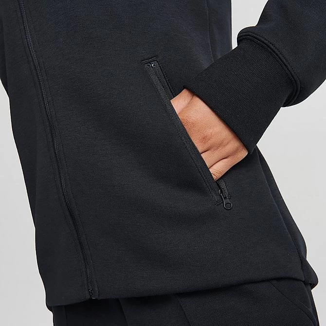 Women's Nike Sportswear Tech Fleece Windrunner Full-Zip Hoodie Black - FB8338 010 6 Women's Nike Sportswear Tech Fleece Windrunner Full-Zip Hoodie Black - FB8338 010 - Image 6