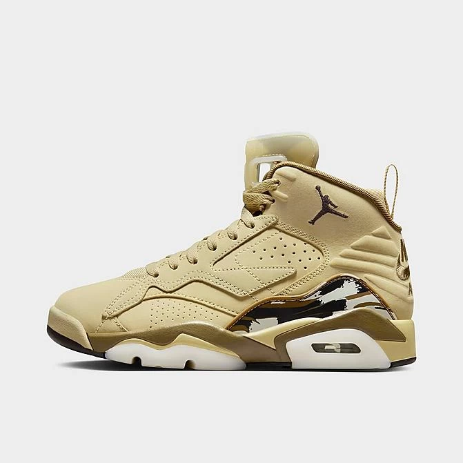 Nike Women's Jordan Jumpman 3-Peat Casual Shoes Team Gold/Brown Kelp/Sail/Shadow Brown - FB9019 700