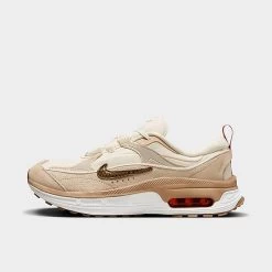 Women's Nike Air Max Bliss SE Casual Shoes Pale Ivory/Picante Red/Summit White/Oatmeal/Desert/Cacao Wow - FB9752 100