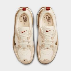 Women's Nike Air Max Bliss SE Casual Shoes Pale Ivory/Picante Red/Summit White/Oatmeal/Desert/Cacao Wow - FB9752 100 -Nike Women Shop FB9752 100 P5