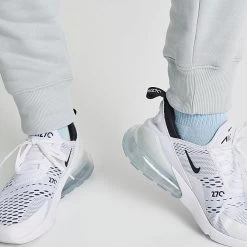 Women's Nike Sportswear Phoenix Fleece High-Waisted Jogger Sweatpants Light Silver/Black - FD0893 034 -Nike Women Shop FD0893 034 M6