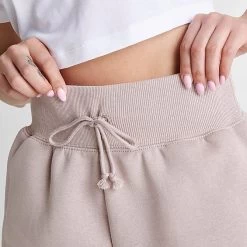 Women's Nike Sportswear Phoenix Fleece High-Rise Shorts Diffused Taupe/Sail - FD1409 272 11 Women's Nike Sportswear Phoenix Fleece High-Rise Shorts Diffused Taupe/Sail - FD1409 272 -Nike Women Shop FD1409 272 M6