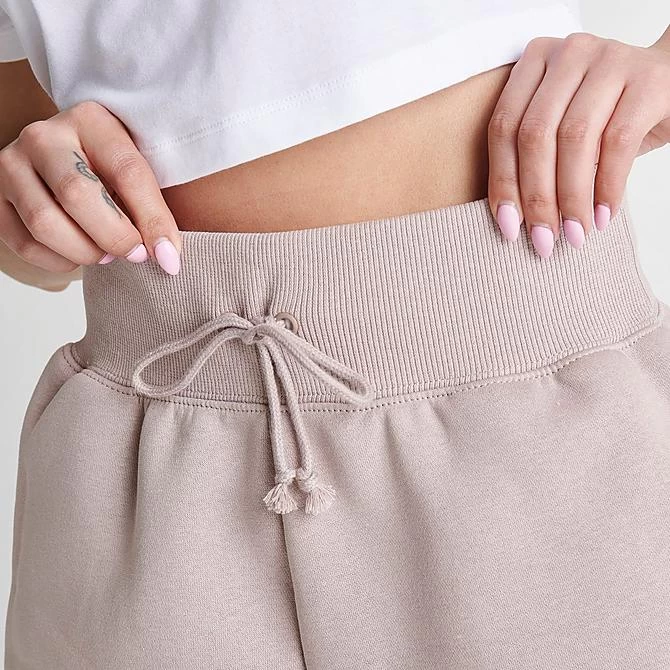 Women's Nike Sportswear Phoenix Fleece High-Rise Shorts Diffused Taupe/Sail - FD1409 272 6 Women's Nike Sportswear Phoenix Fleece High-Rise Shorts Diffused Taupe/Sail - FD1409 272 - Image 6