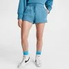 Women's Nike Sportswear Phoenix Fleece High-Rise Shorts Noise Aqua/Sail - FD1409 440