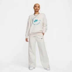 Women's Nike Sportswear Phoenix Fleece Oversized Crewneck Sweatshirt - FD4234 030 -Nike Women Shop FD4234 030 M3