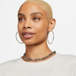Women's Nike Sportswear Phoenix Fleece Oversized Crewneck Sweatshirt - FD4234 030 -Nike Women Shop FD4234 030 M4