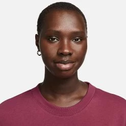 Women's Nike Sportswear Phoenix Fleece Oversized Crewneck Sweatshirt Rosewood - FD4234 653 -Nike Women Shop FD4234 653 M4