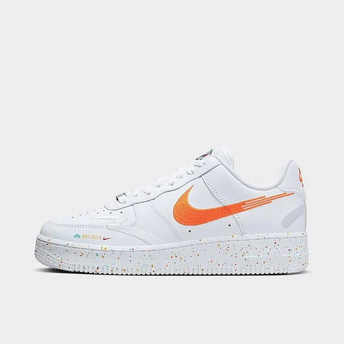 Women's Nike Air Force 1 '07 LX Casual Shoes White/Washed Teal/White/Safety Orange/Rush Pink - FD4622 131 1 Women's Nike Air Force 1 '07 LX Casual Shoes White/Washed Teal/White/Safety Orange/Rush Pink - FD4622 131