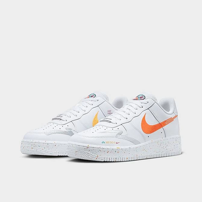 Women's Nike Air Force 1 '07 LX Casual Shoes White/Washed Teal/White/Safety Orange/Rush Pink - FD4622 131 2 Women's Nike Air Force 1 '07 LX Casual Shoes White/Washed Teal/White/Safety Orange/Rush Pink - FD4622 131 - Image 2