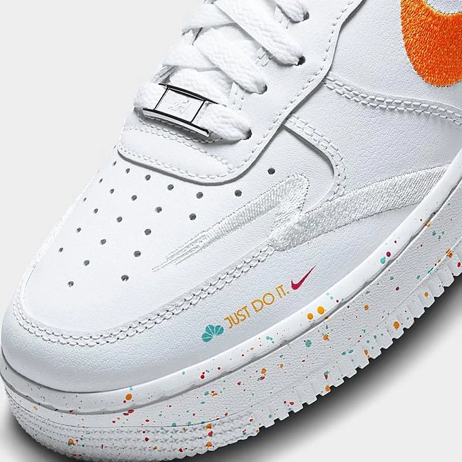 Women's Nike Air Force 1 '07 LX Casual Shoes White/Washed Teal/White/Safety Orange/Rush Pink - FD4622 131 3 Women's Nike Air Force 1 '07 LX Casual Shoes White/Washed Teal/White/Safety Orange/Rush Pink - FD4622 131 - Image 3