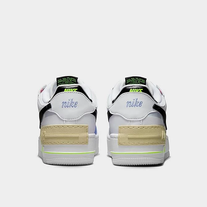 Women's Nike Air Force 1 Shadow Casual Shoes White/Black/Team Gold/Pure Platinum/Pink Spell/Cobalt Bliss - FJ0735 100 4 Women's Nike Air Force 1 Shadow Casual Shoes White/Black/Team Gold/Pure Platinum/Pink Spell/Cobalt Bliss - FJ0735 100 - Image 4