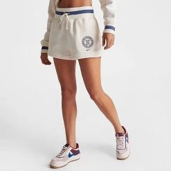Women's Nike Sportswear Phoenix Fleece High-Waisted Campus Shorts Pale Ivory/Pale Ivory - FJ1820 110