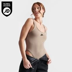 Women's Nike Sportswear Bodysuit Khaki - FJ5219 247