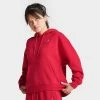 Nike Women's Jordan Brooklyn Fleece Hoodie Gym Red - FN4488 687