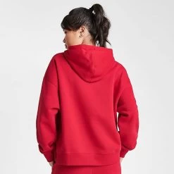 Nike Women's Jordan Brooklyn Fleece Hoodie Gym Red - FN4488 687 -Nike Women Shop FN4488 687 M4