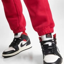 Nike Women's Jordan Brooklyn Fleece Pants Gym Red - FN4494 687 -Nike Women Shop FN4494 687 M6