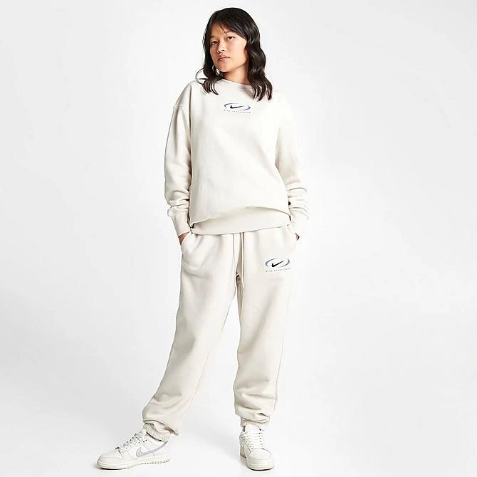 Women's Nike Sportswear Swoosh Life Phoenix Fleece Oversized Jogger Pants Light Orewood Brown - FN7716 104 2 Women's Nike Sportswear Swoosh Life Phoenix Fleece Oversized Jogger Pants Light Orewood Brown - FN7716 104 - Image 2
