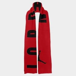 Nike Jordan Oversized Scarf Fire Red/Black/Black - J1002721 665