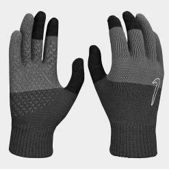 Men's Nike Knit Tech Grip 2.0 Gloves Anthracite/Black/White - N1000662 072
