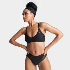 Women's Nike Swim Mesh Bottoms Black - NESSD254 001